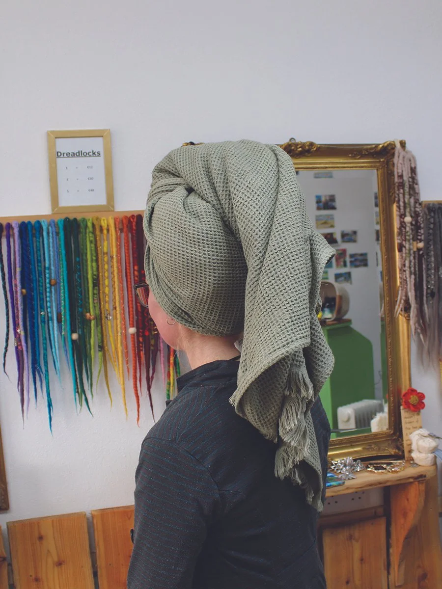 Super Absorbent Waffle Cotton Towel - Image 5